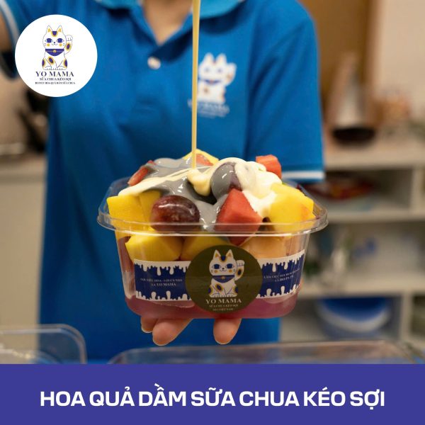 Hoa Quả Dầm Sữa Chua Kéo Sợi